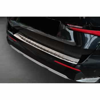 Protection de seuil de coffre en inox adaptable à BMW X1 U11 2022- 'Ribs'