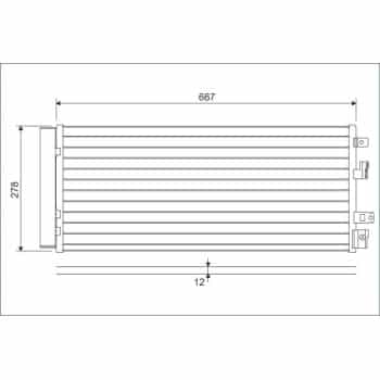 Condenseur, climatisation 822575 Valeo