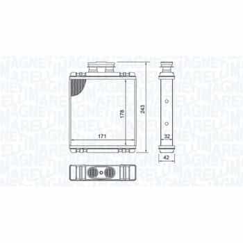 Radiateur de chauffage, chauffage intérieur