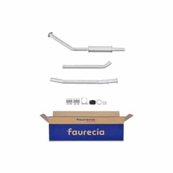 Silencieux avant - Kit Easy2Fit - Ensemble avec pièces de montage