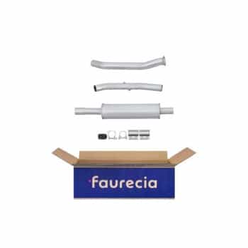 Silencieux avant - Kit Easy2Fit - Set avec pièces de montage