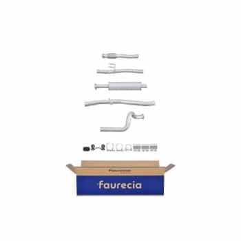 Silencieux avant - Kit Easy2Fit - Ensemble avec pièces de montage