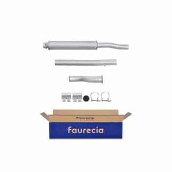Silencieux avant - Kit Easy2Fit - Ensemble avec pièces de montage