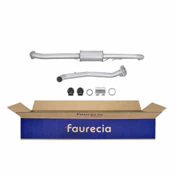 Silencieux avant - Kit Easy2Fit - Ensemble avec pièces de montage