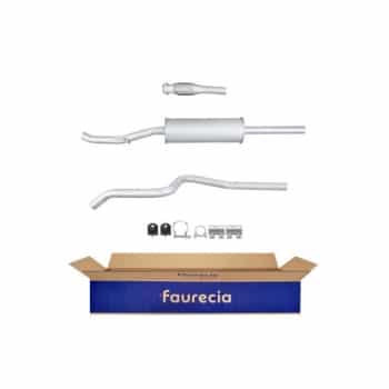 Silencieux avant - Kit Easy2Fit - Ensemble avec pièces de montage