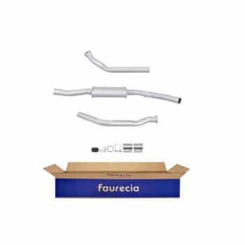 Silencieux avant - Kit Easy2Fit - Set avec pièces de montage