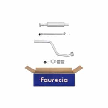 Silencieux avant - Kit Easy2Fit - Ensemble avec pièces de montage