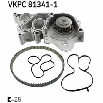 Pompe à eau, refroidissement moteur VKPC 81341-1 SKF