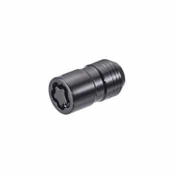 Jeu d'écrous de blocage McGard M14x1,50 Noir - Conique - Longueur 41,6 mm (tête 21 / 22 mm)