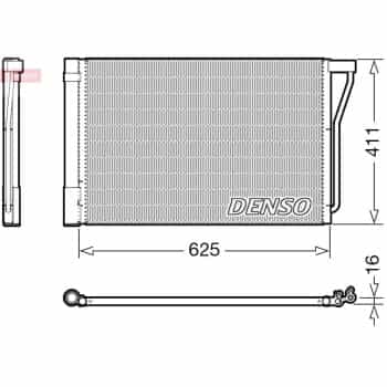 Condenseur, climatiseur DCN05022 Denso