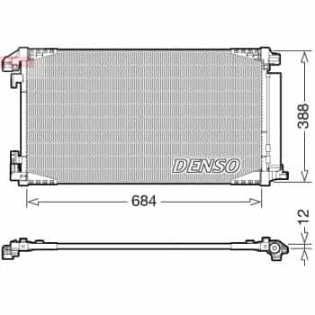 Condenseur, climatiseur DCN50119 Denso