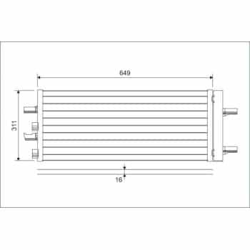 Condenseur, climatisation 822615 Valeo