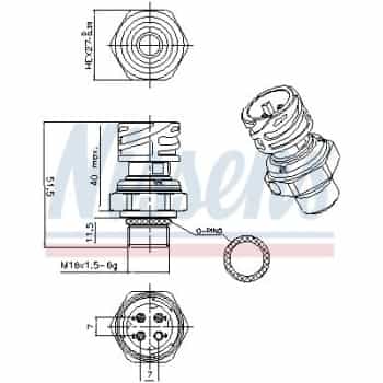 Pressostat, climatisation