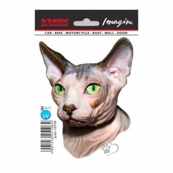Autocollant de tatouage de voiture Sphinx - 11x14cm