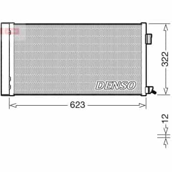 Condenseur, climatiseur DCN11010 Denso