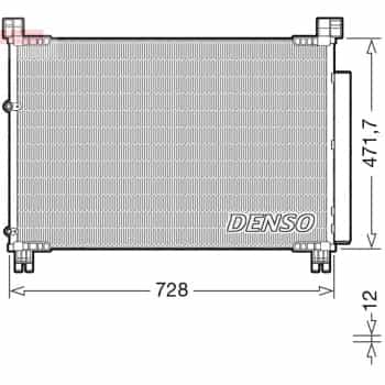 Condenseur, climatiseur DCN51015 Denso