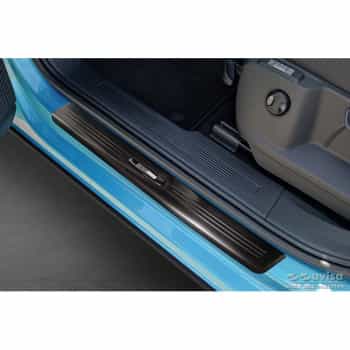 Seuils de porte en acier inoxydable noirs sur mesure pour Ford Tourneo Connect III 2022- 'Exclusive Edition' - 2
