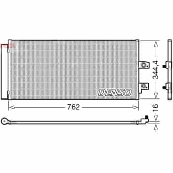 Condenseur, climatiseur DCN33016 Denso