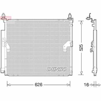 Condenseur, climatiseur DCN50034 Denso