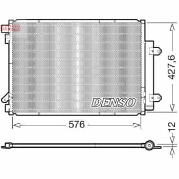Condenseur, climatiseur DCN47008 Denso