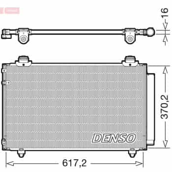 Condenseur, climatiseur DCN50112 Denso