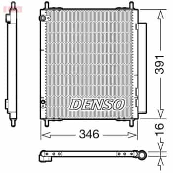Condenseur, climatiseur DCN07003 Denso