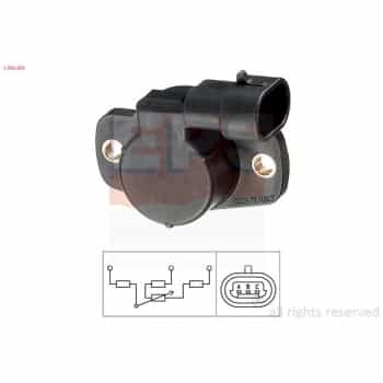 Capteur, position du papillon Made in Italy - OE Equivalent 1.995.001 EPS Facet