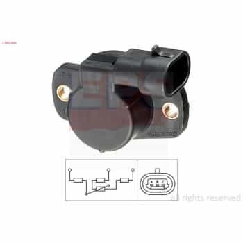 Capteur, position du papillon Made in Italy - OE Equivalent 1.995.096 EPS Facet