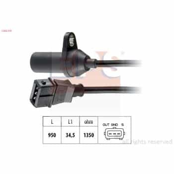 Capteur d'angle, vilebrequin Made in Italy - OE Equivalent 1.953.175 EPS Facet