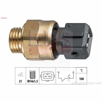 Contact thermique, voyant avertisseur de l'agent réfrigérant Made in Italy - OE Equivalent 1.840.081 EPS Facet