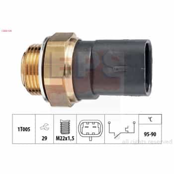 Interrupteur de température, ventilateur de radiateur Made in Italy - OE Equivalent 1.850.136 EPS Facet