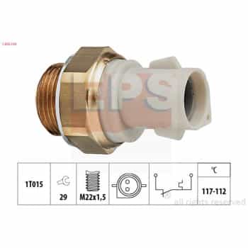 Interrupteur de température, ventilateur de radiateur Made in Italy - OE Equivalent 1.850.166 EPS Facet