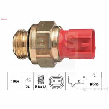 Interrupteur de température, ventilateur de radiateur Made in Italy - OE Equivalent 1.850.186 EPS Facet