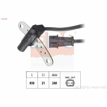 Capteur d'angle, vilebrequin Made in Italy - OE Equivalent 1.953.165 EPS Facet
