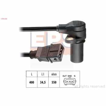 Capteur d'angle, vilebrequin Made in Italy - OE Equivalent 1.953.222 EPS Facet