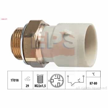 Interrupteur de température, ventilateur de radiateur Made in Italy - OE Equivalent 1.850.271 EPS Facet