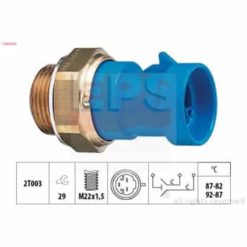 Interrupteur de température, ventilateur de radiateur Made in Italy - OE Equivalent 1.850.622 EPS Facet