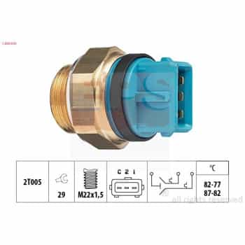 Interrupteur de température, ventilateur de radiateur Made in Italy - OE Equivalent 1.850.630 EPS Facet
