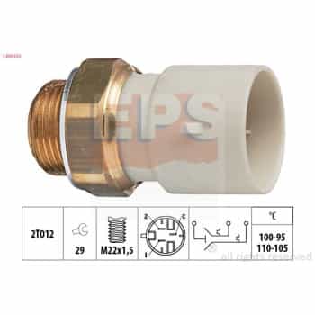 Interrupteur de température, ventilateur de radiateur Made in Italy - OE Equivalent 1.850.632 EPS Facet