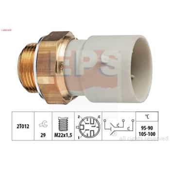 Interrupteur de température, ventilateur de radiateur Made in Italy - OE Equivalent 1.850.639 EPS Facet