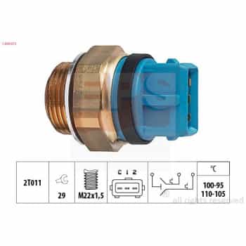 Interrupteur de température, ventilateur de radiateur Made in Italy - OE Equivalent 1.850.672 EPS Facet