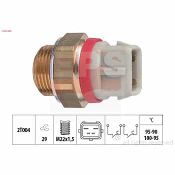 Interrupteur de température, ventilateur de radiateur Made in Italy - OE Equivalent 1.850.682 EPS Facet