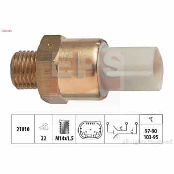 Interrupteur de température, ventilateur de radiateur Made in Italy - OE Equivalent 1.850.684 EPS Facet