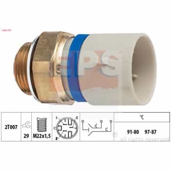 Interrupteur de température, ventilateur de radiateur Made in Italy - OE Equivalent 1.850.701 EPS Facet