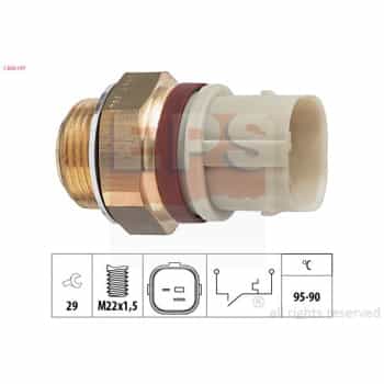 Interrupteur de température, ventilateur de radiateur Made in Italy - OE Equivalent 1.850.197 EPS Facet