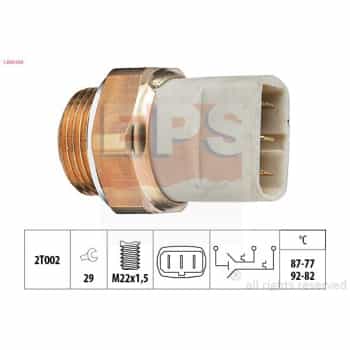 Interrupteur de température, ventilateur de radiateur Made in Italy - OE Equivalent 1.850.626 EPS Facet