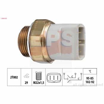 Interrupteur de température, ventilateur de radiateur Made in Italy - OE Equivalent 1.850.635 EPS Facet
