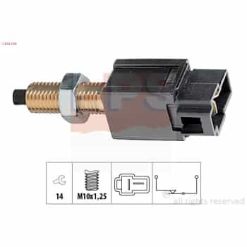 Interrupteur des feux de freins Made in Italy - OE Equivalent 1.810.169 EPS Facet