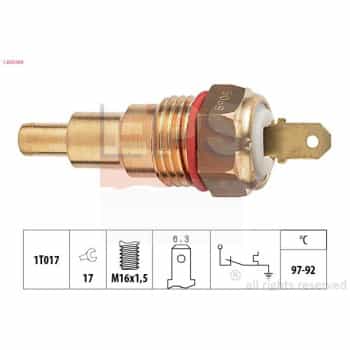 Interrupteur de température, ventilateur de radiateur Made in Italy - OE Equivalent 1.850.069 EPS Facet