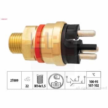 Interrupteur de température, ventilateur de radiateur Made in Italy - OE Equivalent 1.850.637 EPS Facet